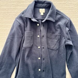 Crewcuts Blue Corduroy Button-Front Shirt